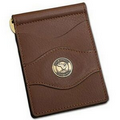 Tan Cameo Currency Organizer w/ Nickel Insert